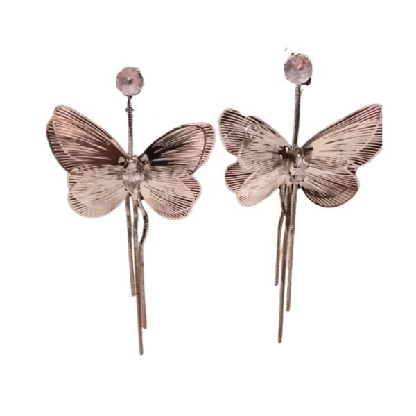 Silver Butterfly Earing