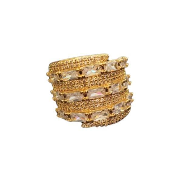 Golden Adjustable Ring